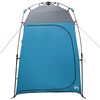 vidaXL Shower Tent Folding with Storage Blue 160 x 160 x 227 cm Steel