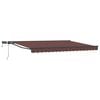 vidaXL Brown and Anthracite 4.5 x 3 m Polyester with PU coating