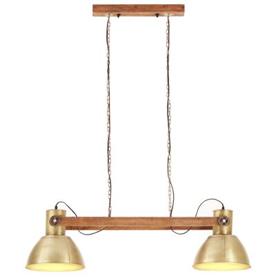 vidaXL Industrial Hanging Lamp 25 W Brass 109 cm E27