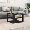 vidaXL Coffee Table Black 58x58x40 cm Engineered Wood