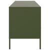 vidaXL TV Cabinet Olive Green 100.5x39x50.5 cm Steel