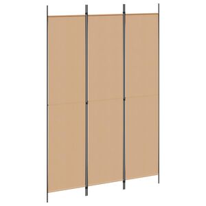 vidaXL Room Divider Beige 150 x 220 cm Fabric