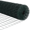 vidaXL Euro Fence Green 0.4 x 50 m PVC-coated iron