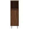 vidaXL 3 Piece Bathroom Cabinet Set Brown Oak Engineered Wood