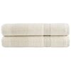 vidaXL Premium Sauna Towels SOLUND 2 pcs Cream 80x200 cm 600 gsm
