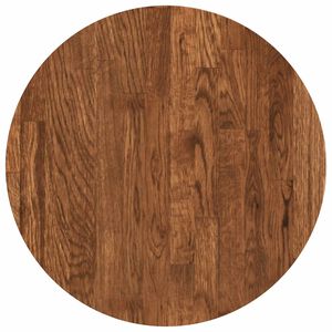 vidaXL Table Top &Oslash; 40 x 2.5 cm Round Solid Oak Wood Light Brown