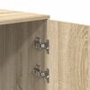 vidaXL Storage Cabinet Sonoma Oak 40x45x103.5 cm Engineered Wood