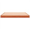 vidaXL Bed Frame without Mattress Wax Brown 120x200 cm Solid Wood Pine