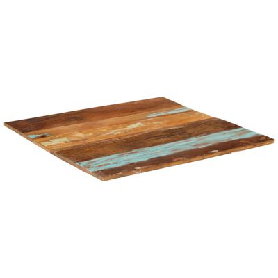 vidaXL Table Top 80x80x(1.5-1.6) cm Solid Wood Reclaimed