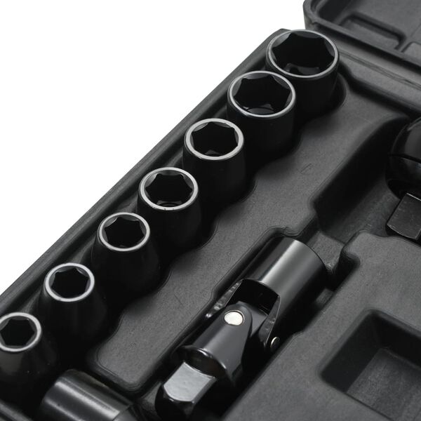 vidaXL 16 Piece Air Ratchet Wrench Kit 1/2"