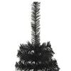 vidaXL Christmas Tree with 300 LEDs with Stand Black 180 cm PVC