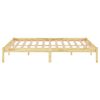 vidaXL Bed Frame without Mattress Solid Wood 140x190 cm