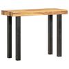 vidaXL Console Table 100x40x76 cm Solid Acacia Wood