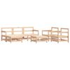 vidaXL 7 Piece Garden Lounge Set Solid Wood Pine