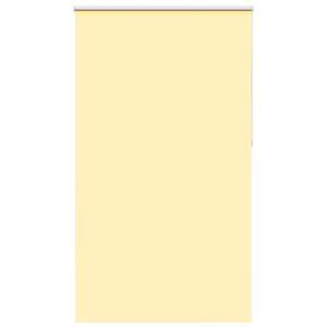vidaXL Roller Blind Blackout Yellow 130x230 cm Fabric Width 126.6 cm Polyester