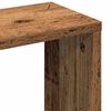vidaXL Wall Shelf Old Wood 36x16x90 cm Engineered Wood