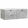 vidaXL Wall-Mounted TV Cabinet Concrete Grey 78.5 x 41 x 30 cm