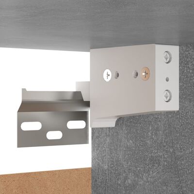 vidaXL TV Cabinet Concrete Grey 30.5x30x90 cm Engineered Wood