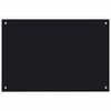 vidaXL Kitchen Backsplash 2 pcs Black 90 x 50 cm Tempered Glass