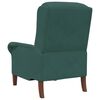 vidaXL Armchair Dark green 76 x 94 x 102 cm Velvet