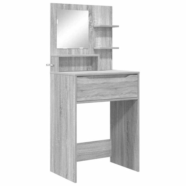 vidaXL Bedroom Dressing Tables Grey Sonoma 80 x 39.6 x 135 cm