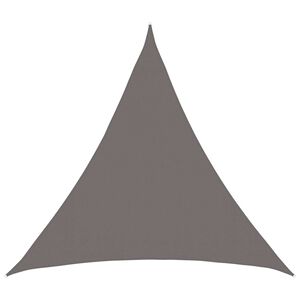 vidaXL Sunshade Sail 2 x 2 x 2 m HDPE Triangular Light Grey