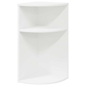 vidaXL End Table White 29.6 x 29.6 x 60 cm Engineered Wood