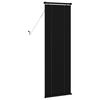 vidaXL Venetian Blind Manual Adjustable Black 150 x 60 cm PVC