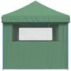 vidaXL Foldable Party Tent Pop-Up with 3 Sidewalls Green
