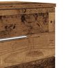 vidaXL Bedside Cabinets 2 pcs with 2 Drawers Old Wood 40x36x50 cm
