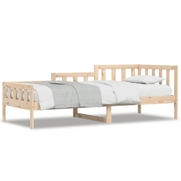 vidaXL Day Bed without Mattress 90x190 cm Single Solid Wood Pine