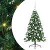 vidaXL Artificial Pre-lit Christmas Tree Green 120 cm PVC