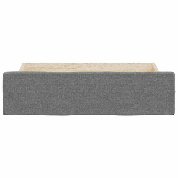 vidaXL Bed Drawers 2 pcs Dark Grey Engineered Wood and Fabric