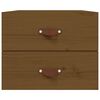 vidaXL Wall-mounted Bedside Cabinets 2 pcs Honey Brown 50x36x40 cm