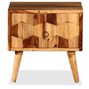 vidaXL Bedside Cabinet with 1 Drawer Solid Acacia Wood