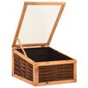 vidaXL Greenhouse 60x80x45 cm Solid Pinewood and Willow