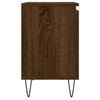 vidaXL Bedside Cabinet Brown Oak 40x30x50 cm Engineered Wood
