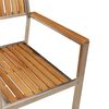 vidaXL GardenChair 6 pcs Brown 56x54.5x87cm SolidTeakwood