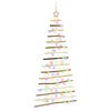 vidaXL Hanging Christmas Tree 150 cm 80 LEDs Multicolour