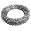 vidaXL BTO-22 Clipped Concertina Razor Wire Galvanised Steel 60 m