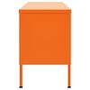 vidaXL TV Cabinet Orange 105x35x50 cm Steel