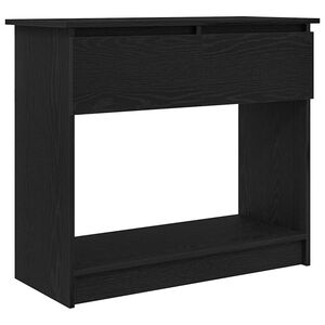 vidaXL Console Table with Drawers Black 85.5x38.5x74.5 cm