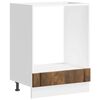 vidaXL Oven Cabinet "Lucca" Smoked Oak Engineered Wood
