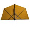 Madison Balcony Parasol Sun Wave 270x150 cm Golden Yellow