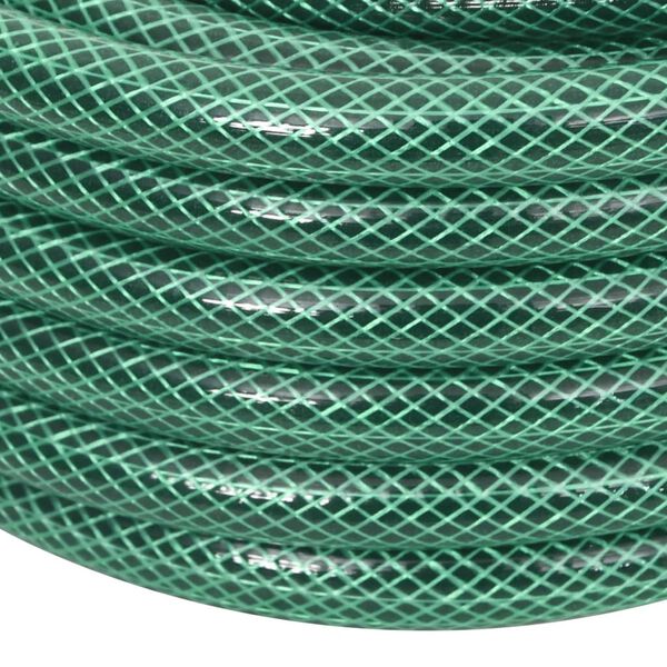 vidaXL Garden Hose Green 0.5" 30 m PVC
