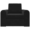 vidaXL Folding Sofa Bed Black 98 x 71 x 83 cm Velvet