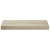vidaXL Floating Wall Shelf Oak 50x23x3.8 cm MDF