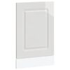 vidaXL Dishwasher Panel&nbsp;Kalmar&nbsp;High Gloss White&nbsp;45x1.5x57 cm Engineered Wood