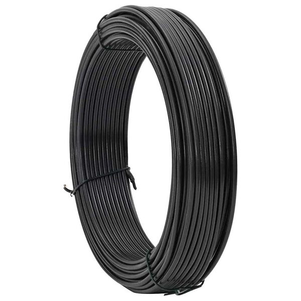 vidaXL Fence Binding Wire Anthracite 25 m Steel