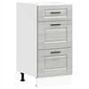 vidaXL Kitchen Base Cabinet "Porto" Grey Sonoma Engineered Wood